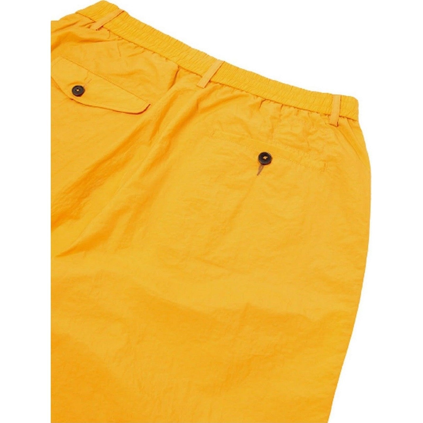 Pantalones cortos de hombre Universal Works - Pantalón corto de chándal plisado - Naranja