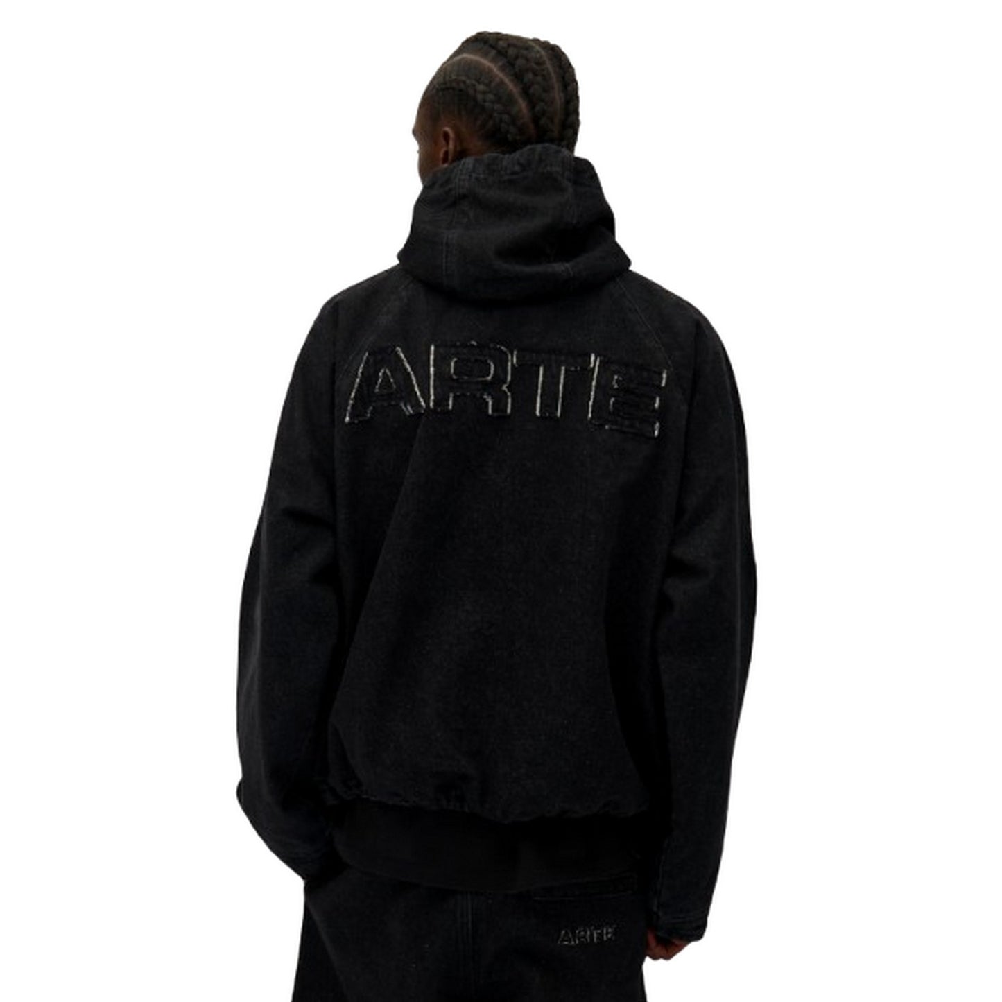 Giacche Uomo Arte Antwerp - Denim Tech Jacket - Nero