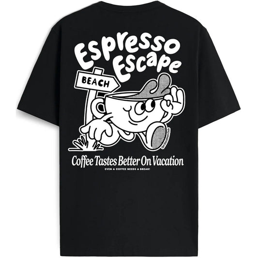 T-shirt Uomo ON VACATION - Espresso Escape T-Shirt - Nero