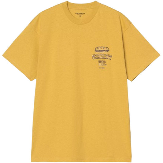 Camiseta Carhartt Wip Hombre - S/S Sandwich - Amarillo