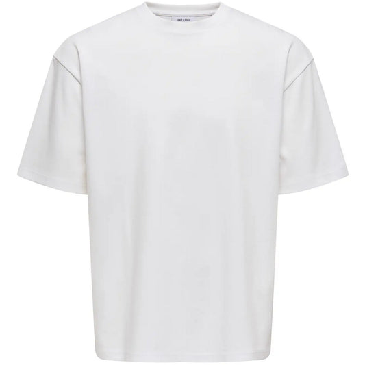 Only & Sons T-shirt pour hommes - Onscaspian Airflex Boxy Ss Tee Noos - Blanc