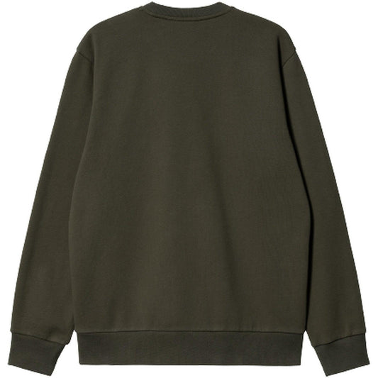 Carhartt Wip Sweats à capuche pour hommes - Sweat à broderie Script - Vert