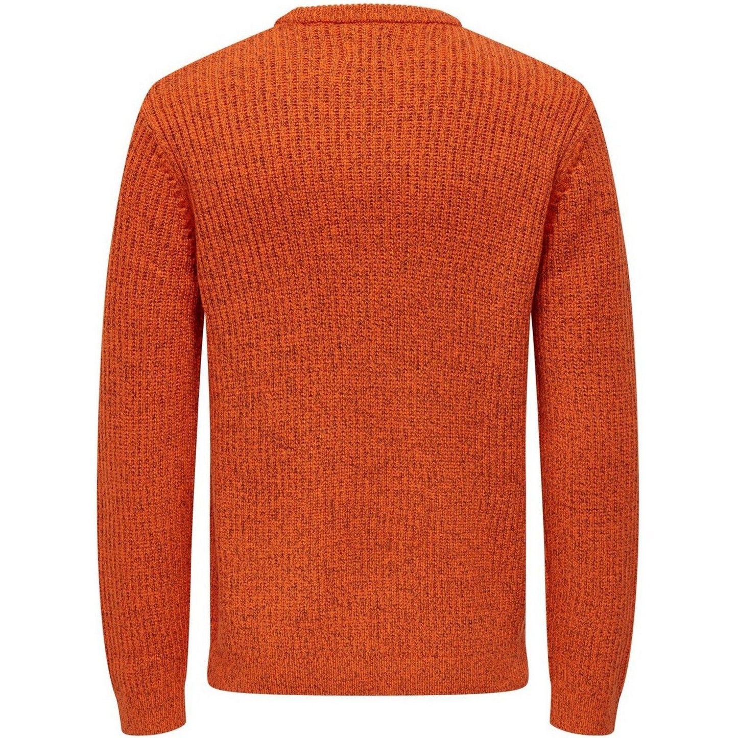 Felpe senza cappuccio Uomo Only & Sons - Onsmalaki Reg 7 Crew Knit - Arancione