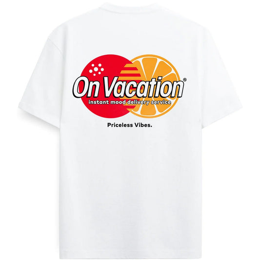 T-shirt Uomo ON VACATION - Priceless Vibes T-Shirt - Bianco