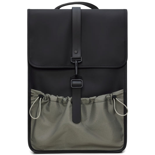 Bolsos de hombro unisex Rains - Mix Backpack Mini - Negro