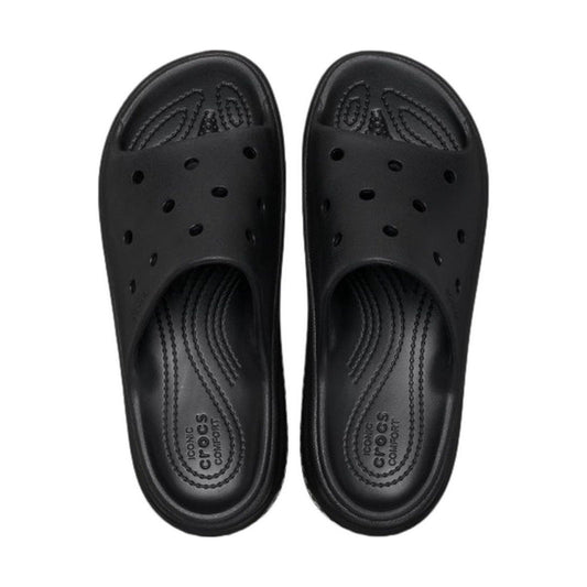 Zuecos y mules Crocs unisex - Stomp Slide W - Negro