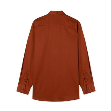 Dickies Camisas informales para hombre - Work Shirt Ls Rec - Bronce