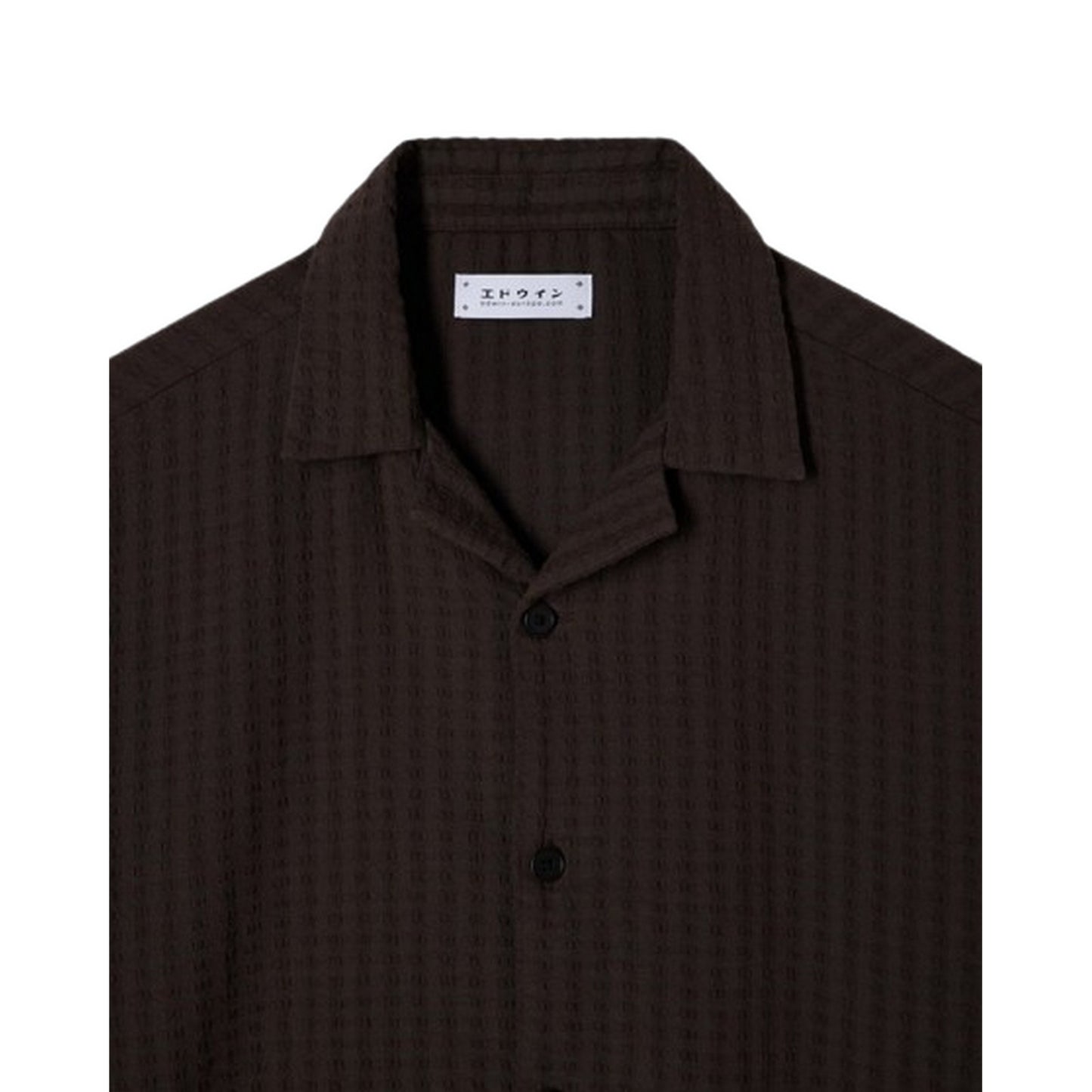 Camicie casual Uomo Edwin - Saga Shirt Ss - Marrone