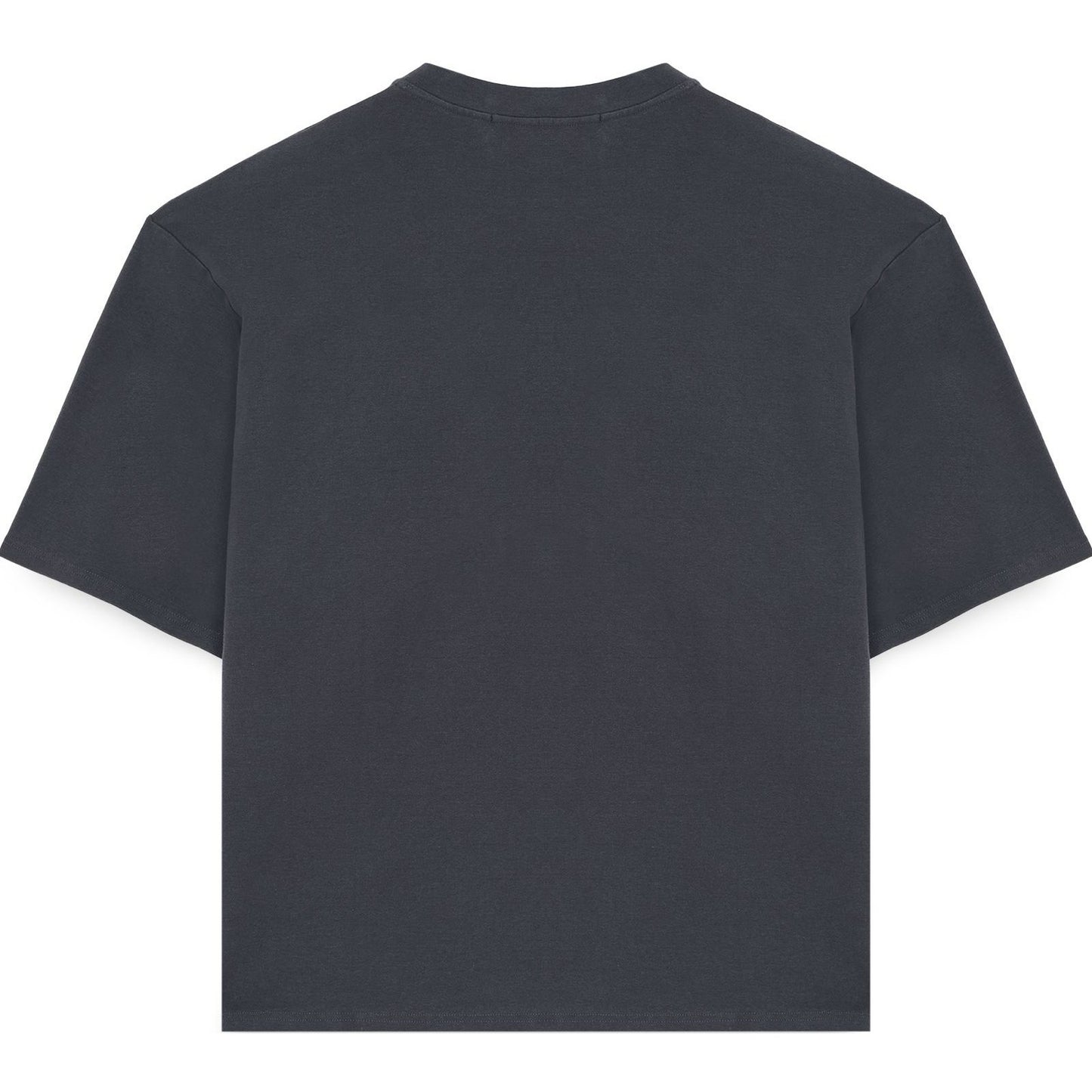 Iuter Herren-T-Shirt – Label Ribbed Tee – Grau