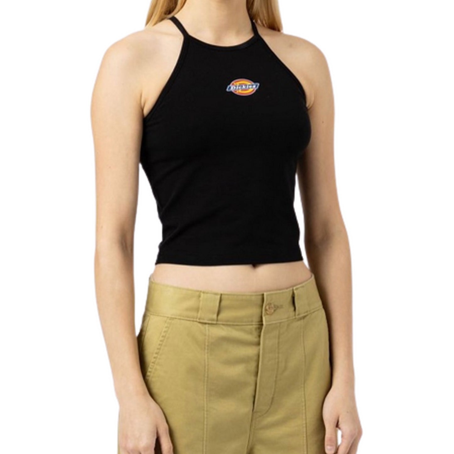 Dickies Tanktops & Tanktops für Damen – Chain Lake Vest W – Schwarz
