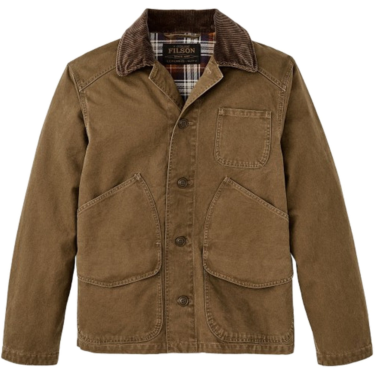 Giacche Uomo Filson - Canvas Outfitter Jacket - Marrone