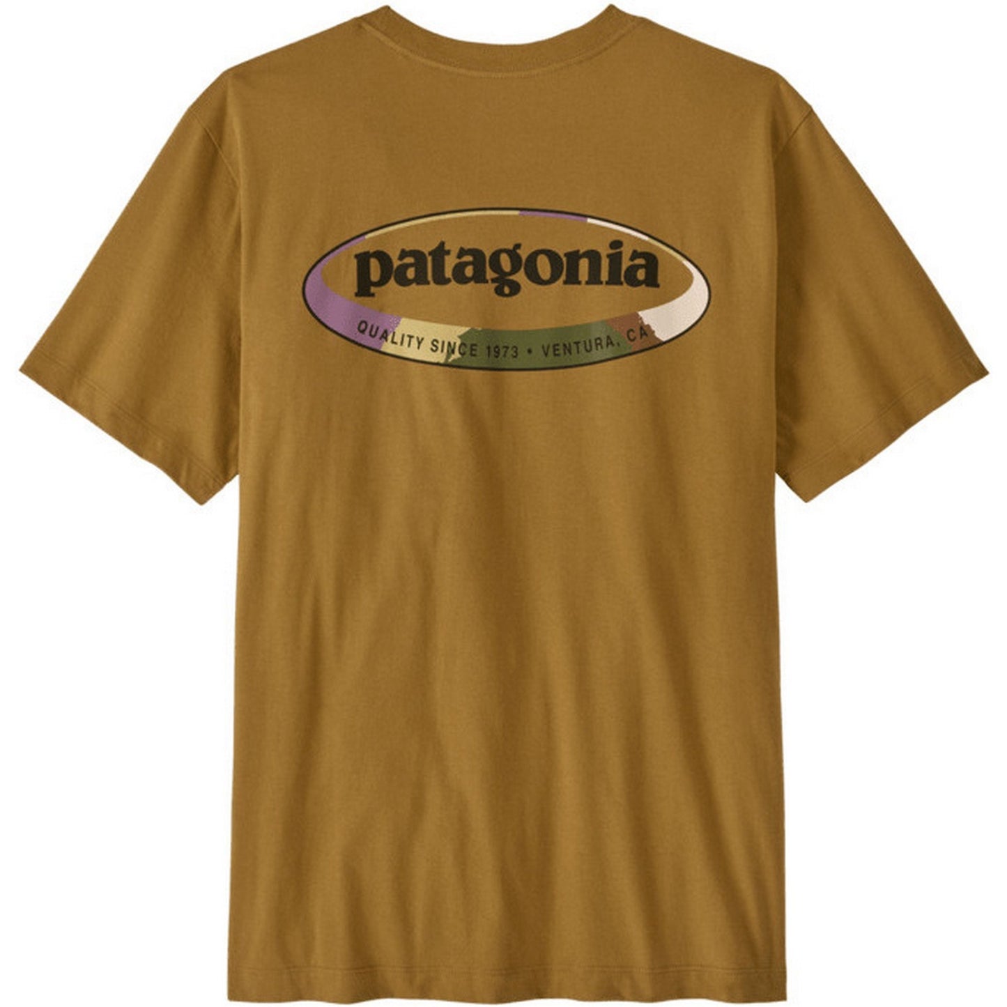 T-shirt Uomo Patagonia - M's '95 Oval Logo T-Shirt - Marrone
