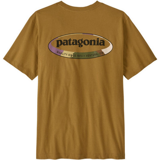 T-shirt Uomo Patagonia - M's '95 Oval Logo T-Shirt - Marrone