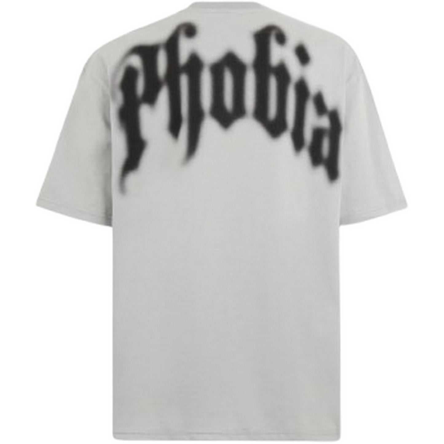 T-shirt Uomo Phobia - Grey T-Shirt With Phobia Foggy Logo Print - Grigio