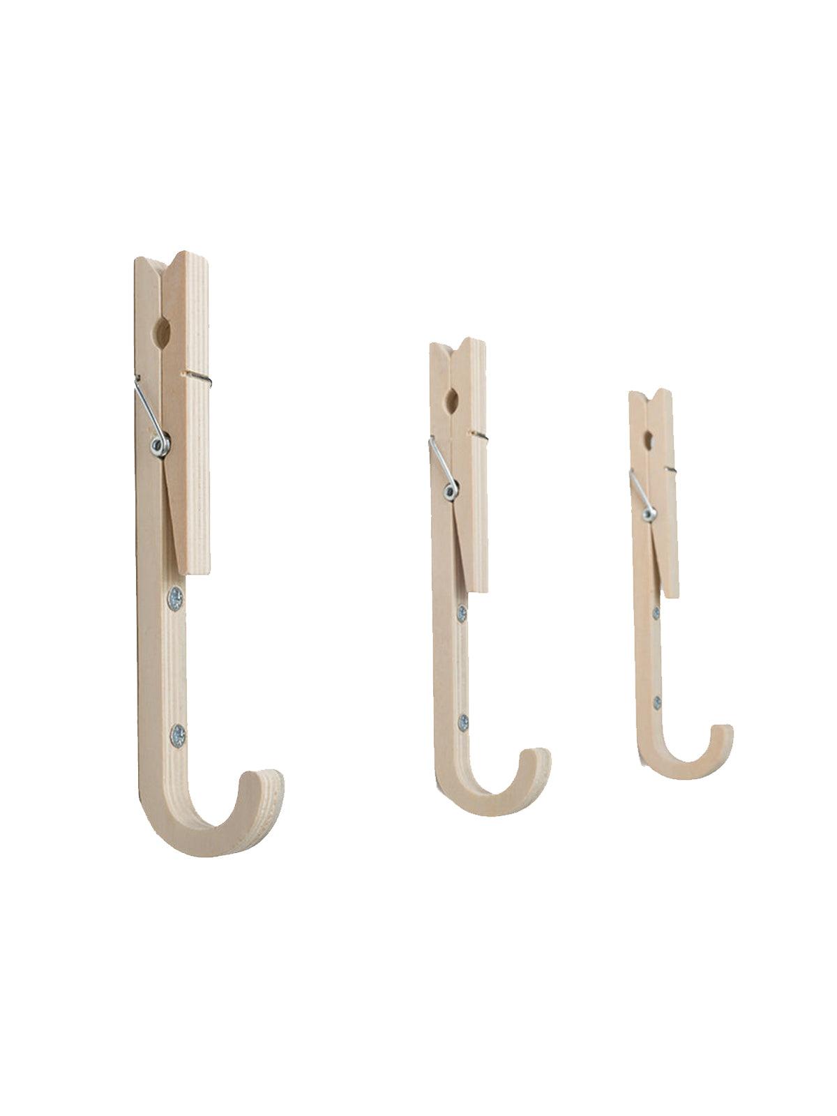 Appendiabiti a parete Unisex Moxon London - Hooks With Handy Pegs - Beige