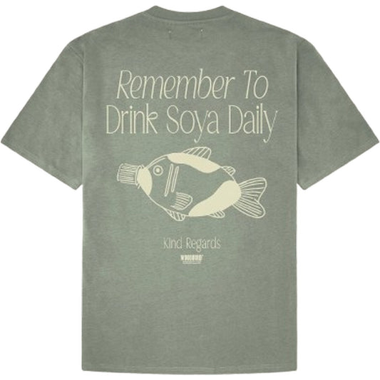 T-shirt Uomo Woodbird - WBBaine Soya Tee - Grigio