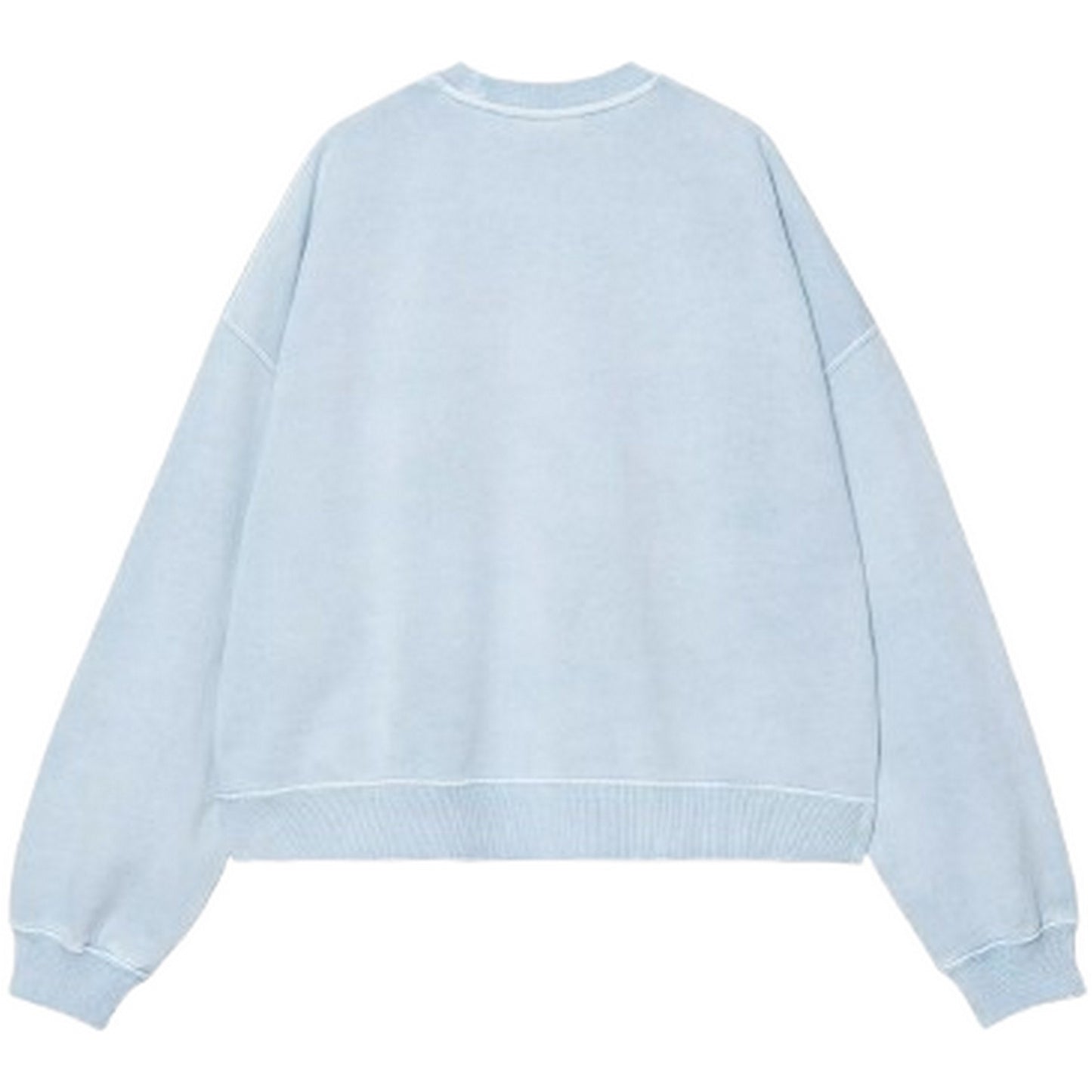 Felpe senza cappuccio Donna Carhartt Wip - W' Benton Sweat - Celeste