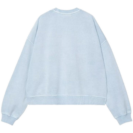 Felpe senza cappuccio Donna Carhartt Wip - W' Benton Sweat - Celeste