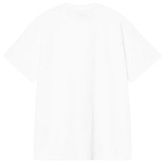 T-shirt Uomo Carhartt Wip - S/S Longhand Pocket T-Shirt - Bianco