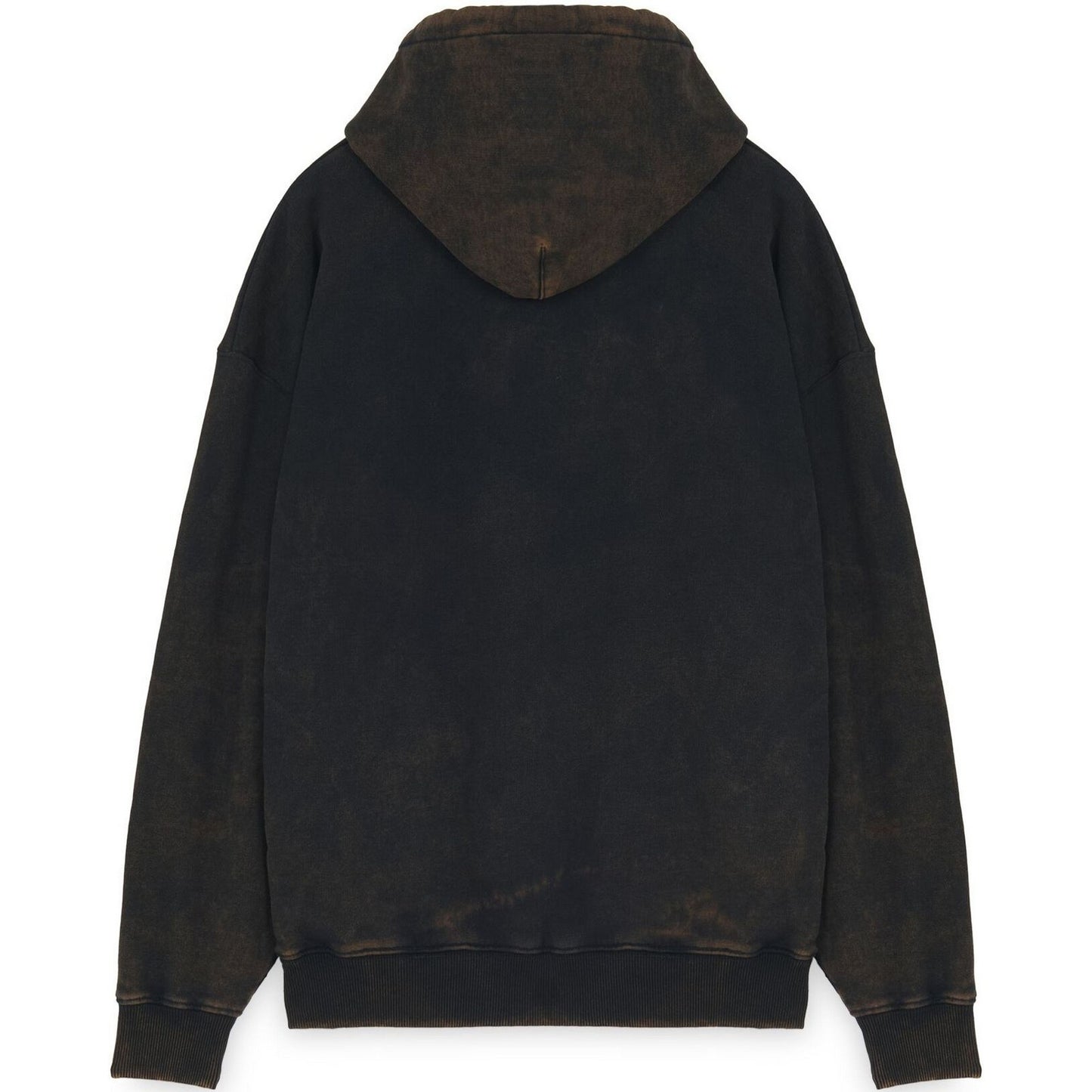 Iuter Herren-Kapuzenpullover – Label Marble Hoodie – Schwarz