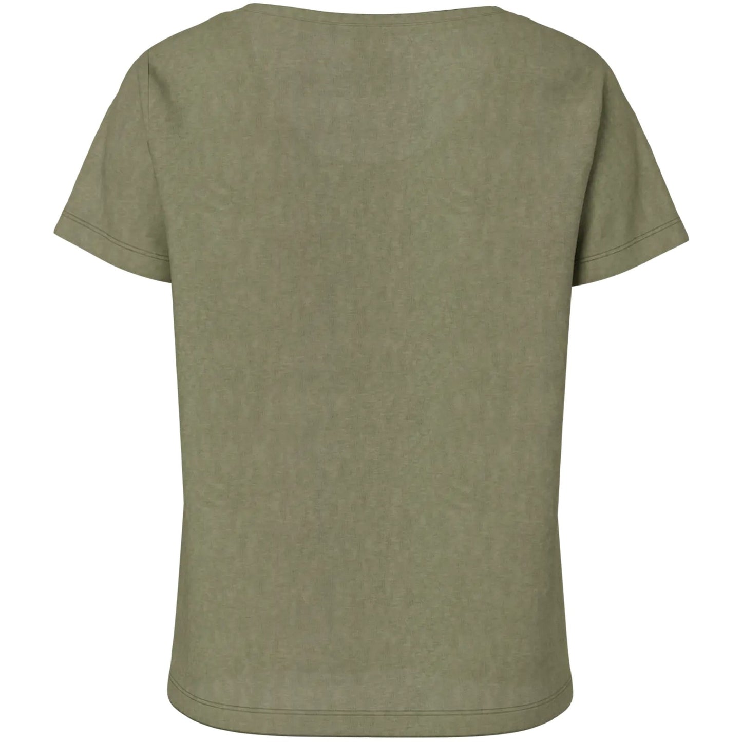 T-shirt Donna Pieces - Pcsophie Ss U-Neck Tee Jrs Noos Bc - Verde