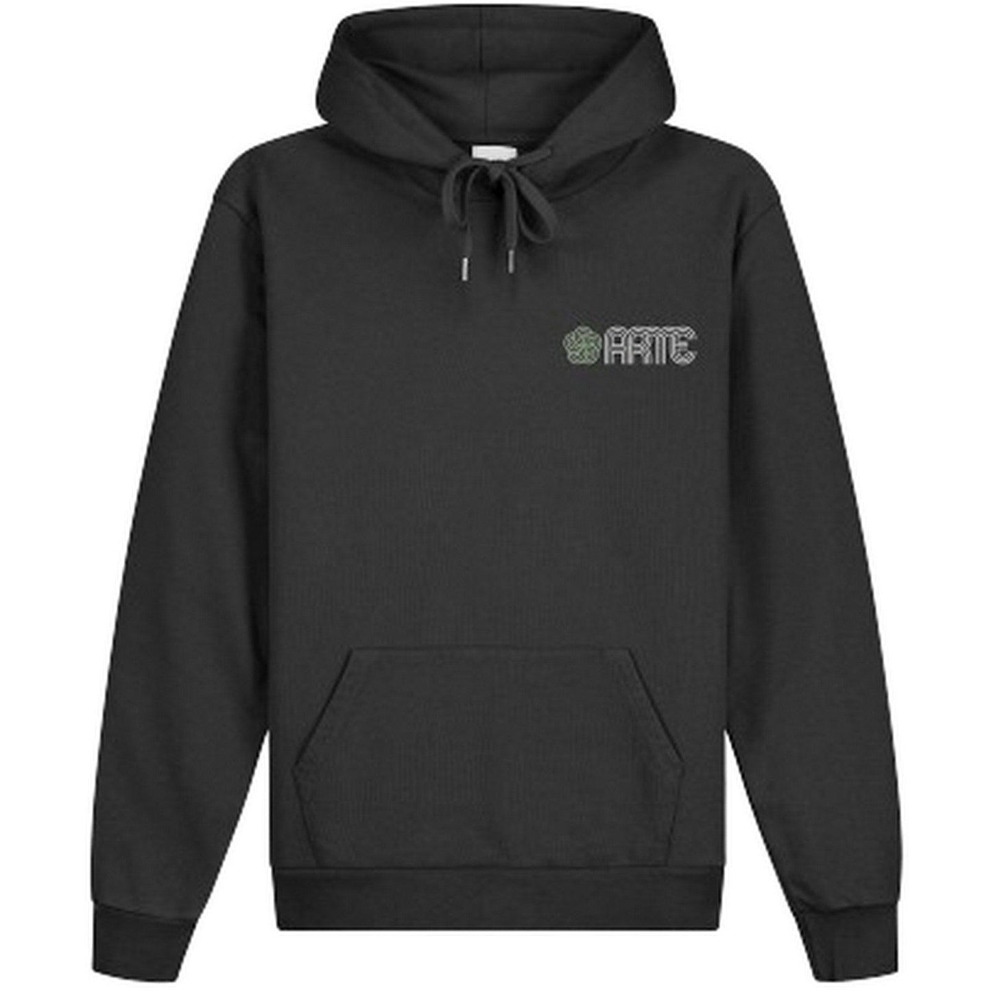 Felpe con cappuccio Uomo Arte Antwerp - Circle Flower Back Front Print Hoodie - Nero