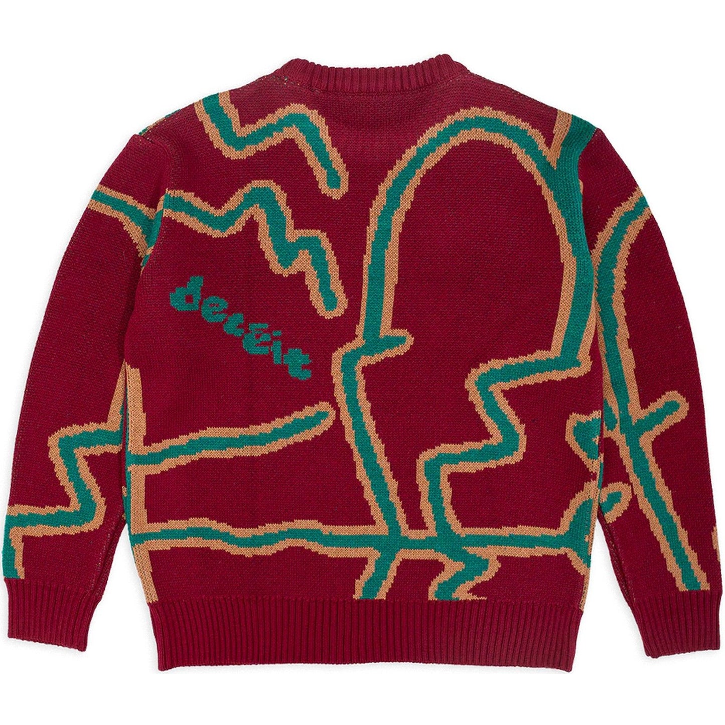 Maglioni Uomo Deceit - Primitive Sweater - Bordeaux