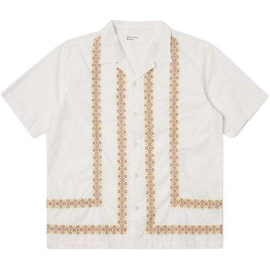 Camisas informales para hombre Universal Works - Camisa Minari - Blanco