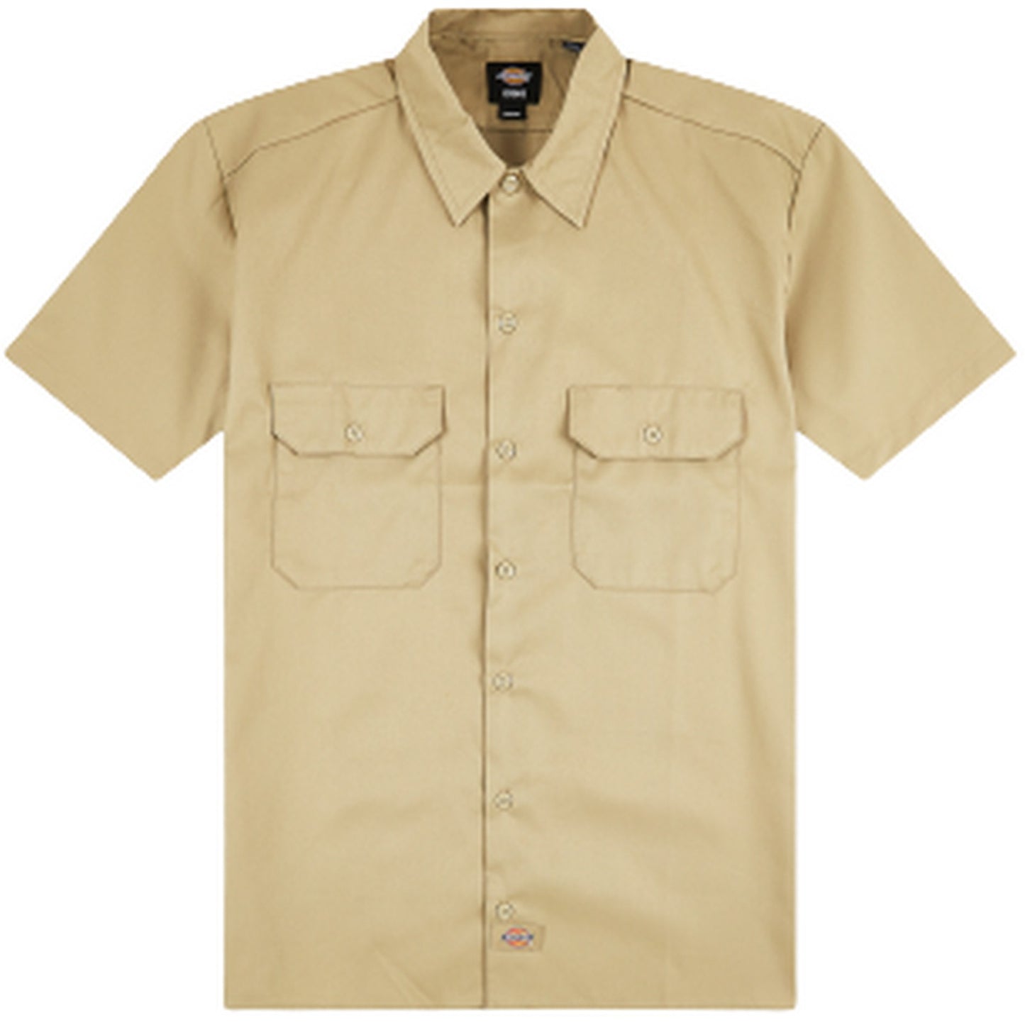 Męskie koszule na co dzień Dickies – Koszula robocza Ss Rec – Beżowy
