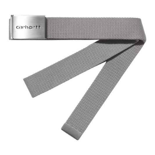 Carhartt Wip Unisex-Gürtel – Clip-Gürtel Chrom – Grau