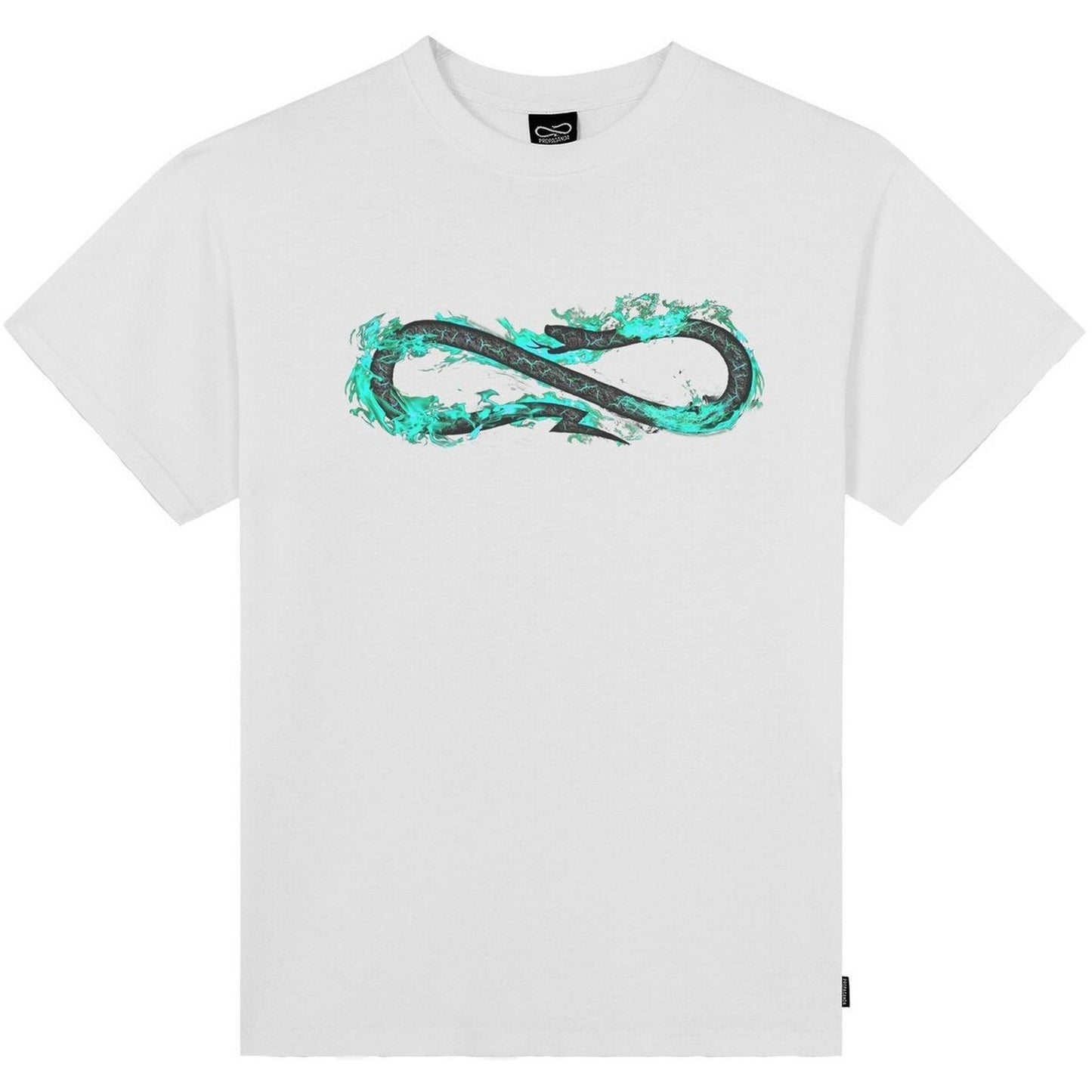 T-shirt Uomo Propaganda - T-Shirt M/M Logo Fire - Bianco