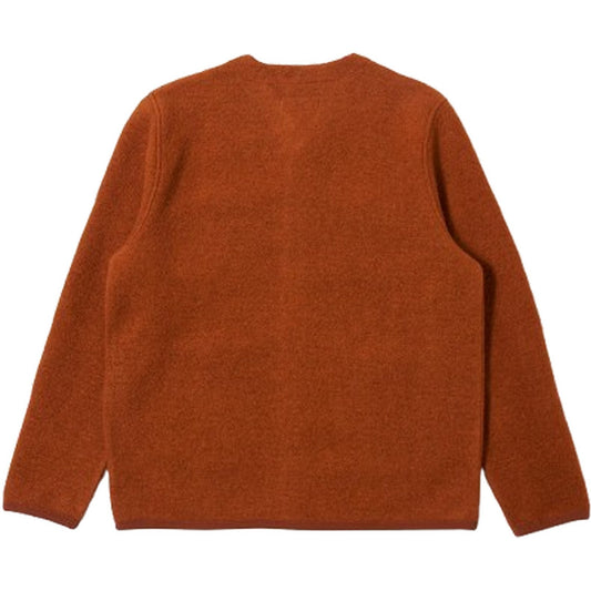 Universal Works Cárdigan para hombre - Cárdigan - Marrón