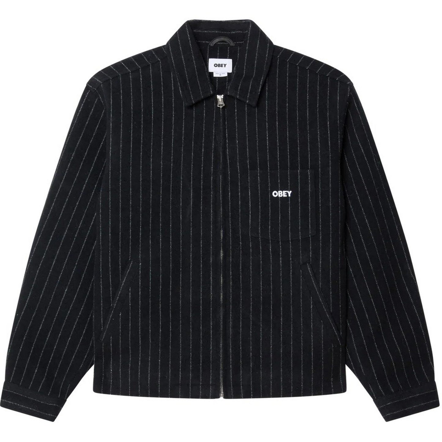 Giacche Uomo Obey - Obey Vernon Zip Jacket - Blu