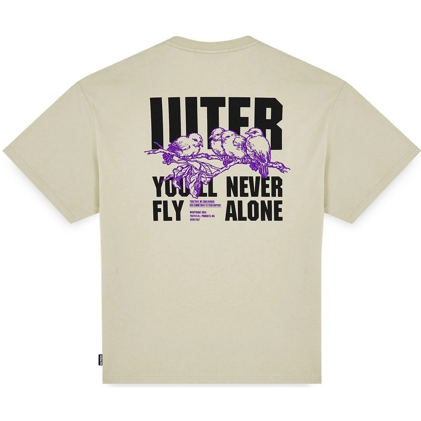 T-shirt Uomo Iuter - Never Alone Tee - Beige
