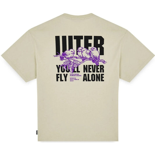 T-shirt męski Iuter - Never Alone Tee - beżowy