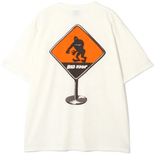 T-shirt Uomo Manastash - Pumice Tee Caution! - Bianco