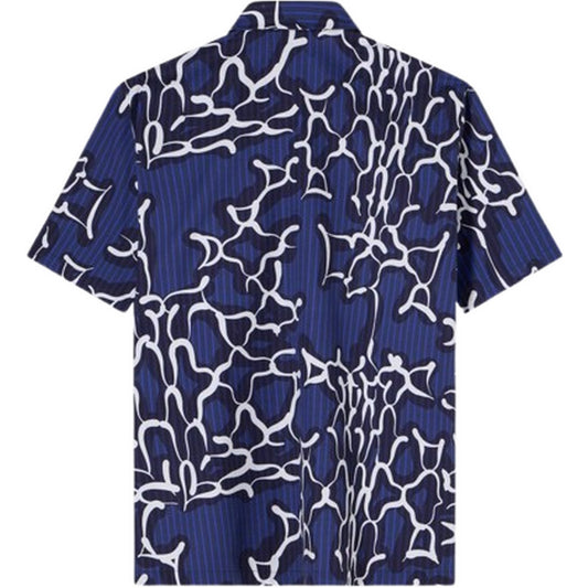 Edwin Chemises décontractées pour hommes - Yugami Stripes Shirt Ss - Multicolore