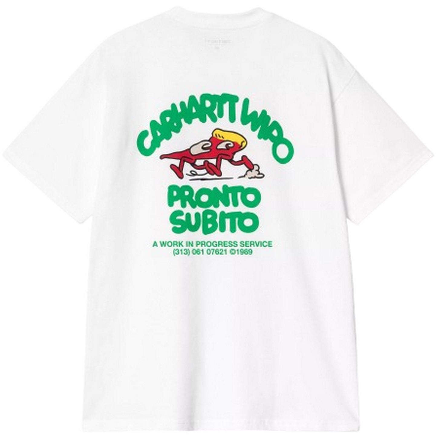 T-shirt Uomo Carhartt Wip - S/S Pronto T-Shirt - Bianco