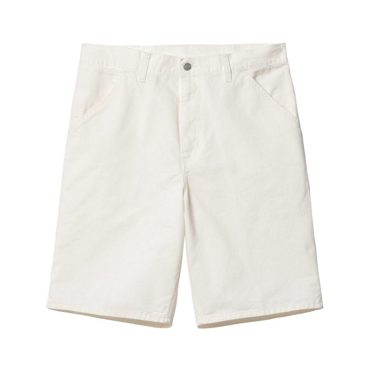 Bermuda Unisex Carhartt Wip - Single Knee Short - Bianco
