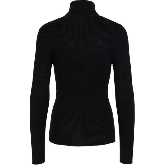 Maglie Donna Pieces - Pcmira Ls Rollneck Knit Noos Bc - Nero