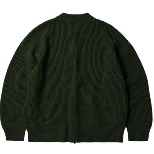 Frizmworks Men's Cardigan - Wool Deck Zipup Cardigan - Green