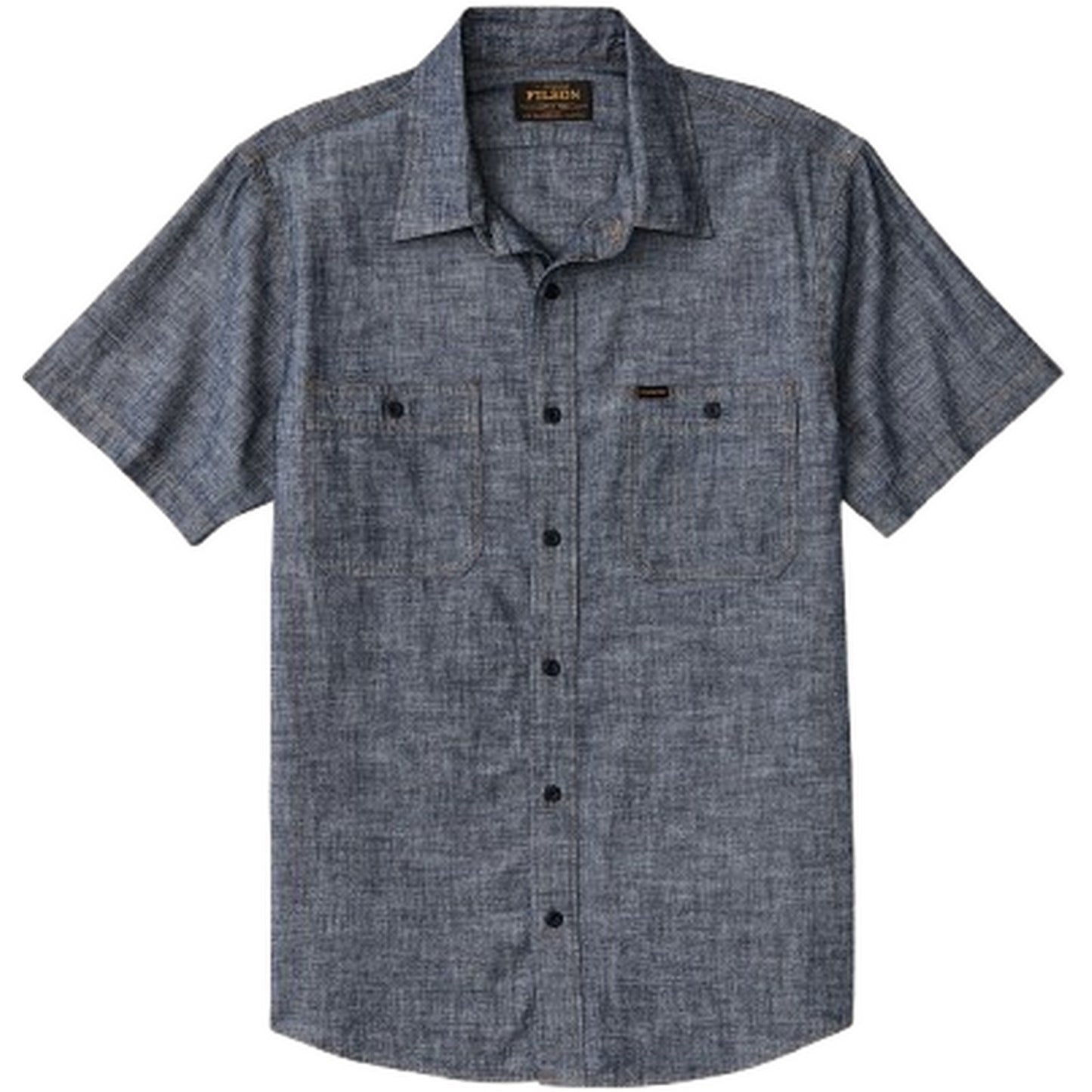 Camicie casual Uomo Filson - Short Sleeve Chambray Shirt - Blu