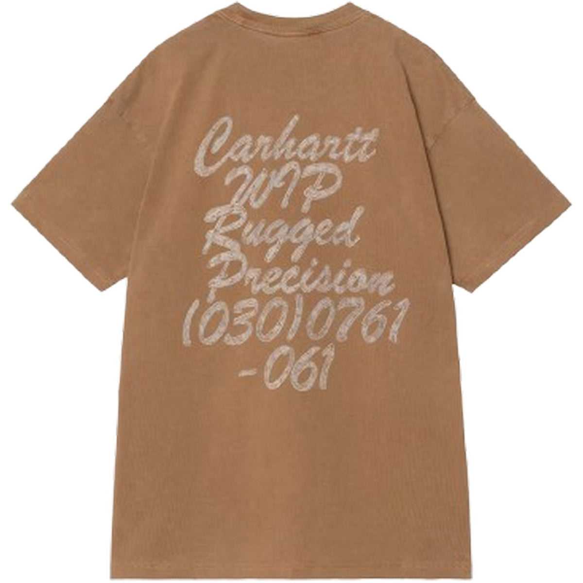 T-shirt Uomo Carhartt Wip - S/S Hatching Script T-Shirt - Marrone