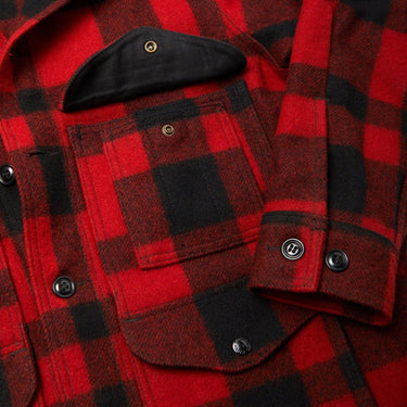 Kurtki męskie Filson – Mackinaw Cruiser – Czerwone