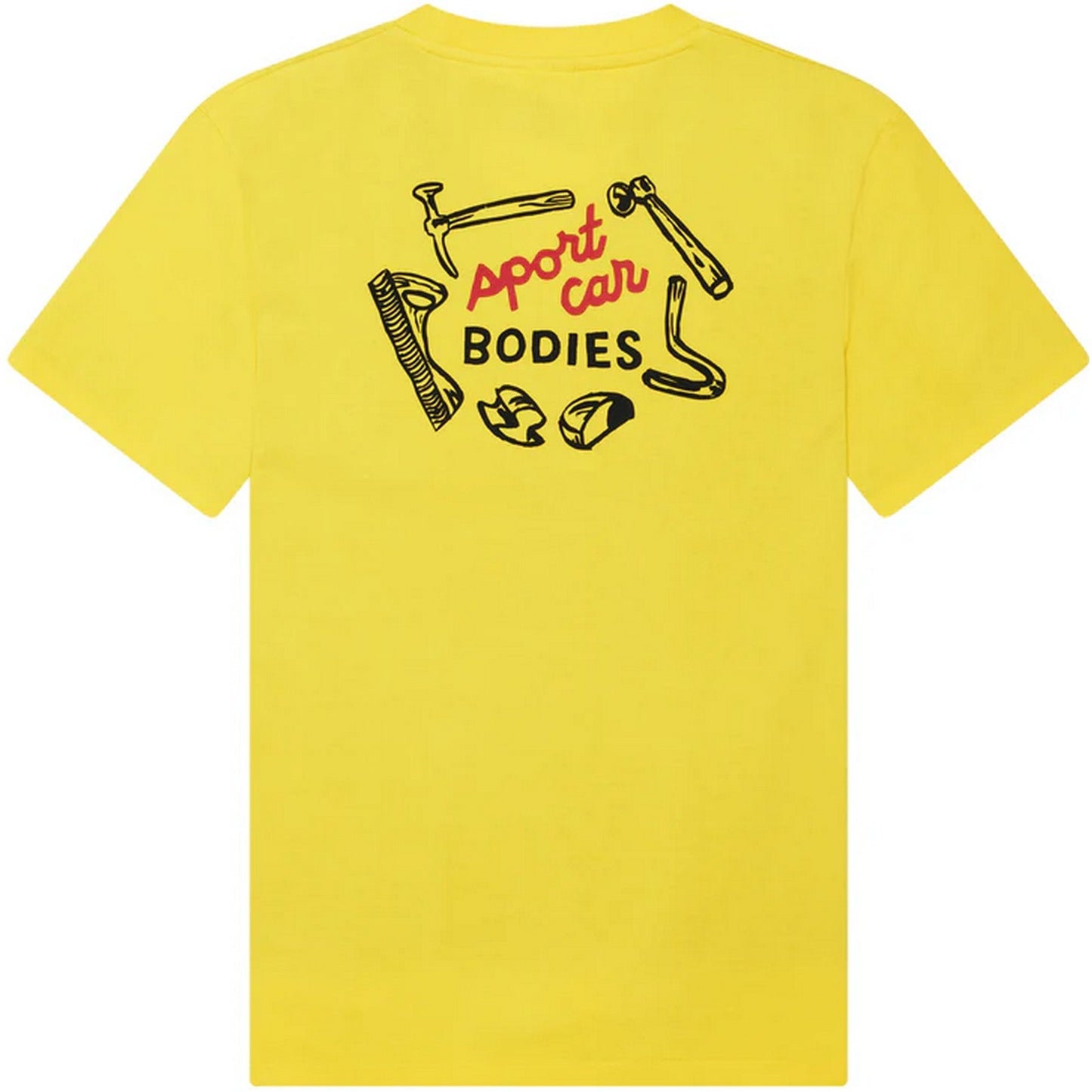 T-shirt Uomo Deus Ex Machina - Specter Sport Car Tee - Giallo