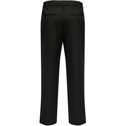 Pantaloni Uomo Only & Sons - Onsmiro Tailored Loose 0346 Pant Noos - Nero