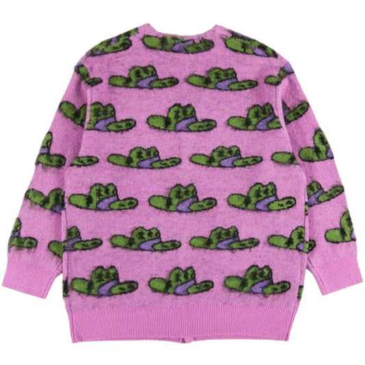 Męski kardigan Stan Ray – dzianinowy kardigan – różowy