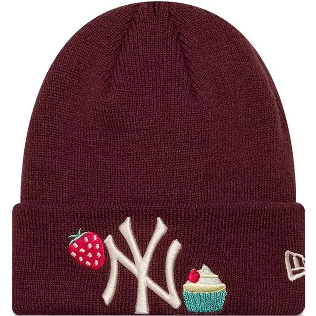 Cappelli e cappellini Bambino New Era - Child Food Icon Beanie - Bordeaux