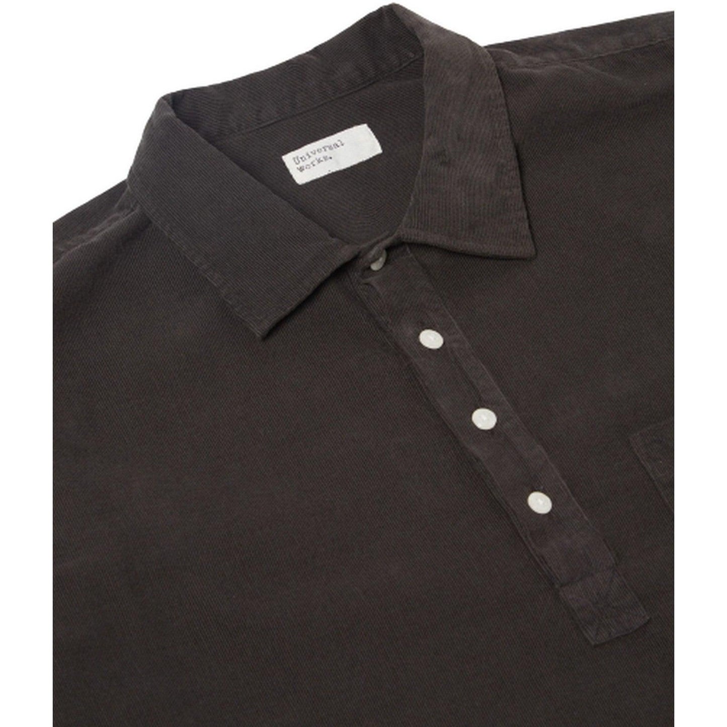 Universal Works Chemises décontractées pour hommes - Pull Ls Shirt - Noir