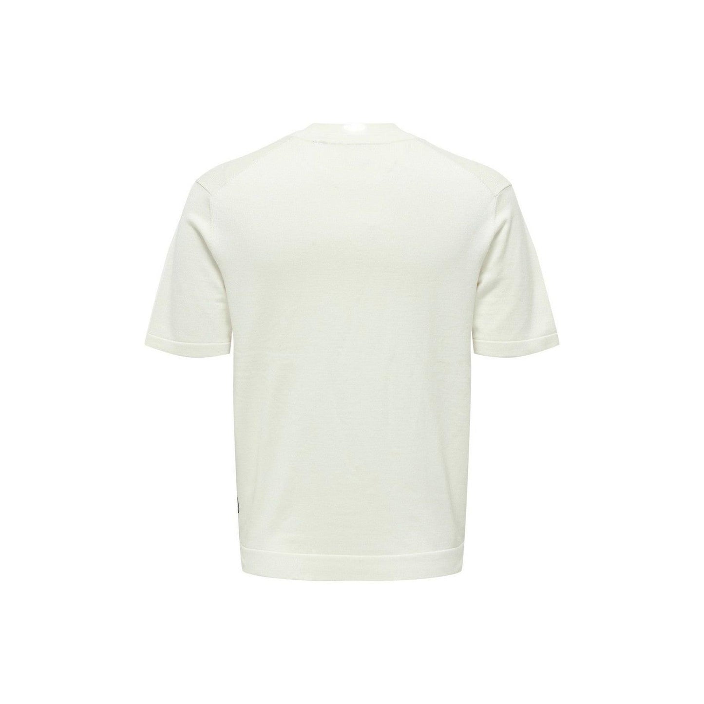 T-shirt Uomo Only & Sons - Onswyler Life 14 Ss Knit - Bianco